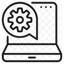 Systemeinstellungen Systemkonfiguration Laptopeinstellungen Symbol