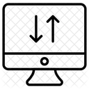 Systemtransfer Datenubertragung Datenubermittlung Symbol