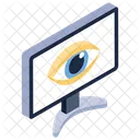 Systemuberwachung Systembeobachtung Cyber Monitoring Symbol