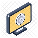 Systemzugriff Sicheres System Computersicherheit Icon