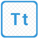 T Latin Letter Icon