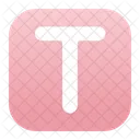 T Alphabet  Icon
