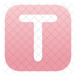 T Alphabet  Icon