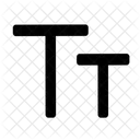 T Text Font Icon