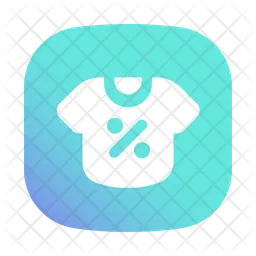 Tシャツ割引  アイコン