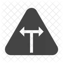 Intersection T Traffic Icon