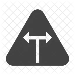 T intersection  Icon