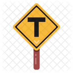 T Intersection  Icon