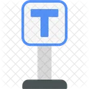 T Junction Alert Traffic Icon
