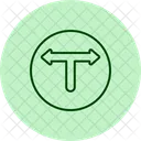 T Junction Pentaglow Icon