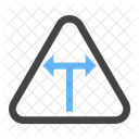 Kreuzung T Zeichen Symbol