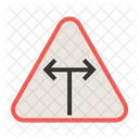 T Kreuzung Zeichen Symbol