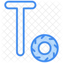 T Letter  Icon