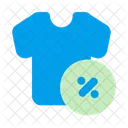 T Shirt Clothes Discount Icon