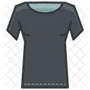 Schwarz Tailliert T Shirt Symbol