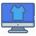 T Shirt Monitor Screen Icon