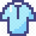 Pixel 8 Bit T Shirt Icon