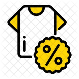 T shirt discount  Icon