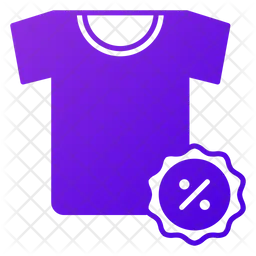 T Shirt Discount  Icon