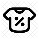 Tshirt Discount Black Friday Icon