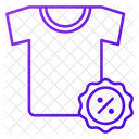 T Shirt Discount Shirt Discount Clothe Discount Icon
