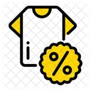 Discount Tshirt Clothing Icon