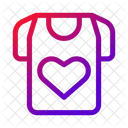 T Shirt Love Clothing Icon