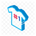 T Shirt Number One Icon
