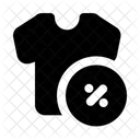 T Shirt Clothes Discount Icon