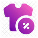 T Shirt Clothes Discount Icon