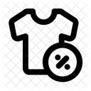T Shirt Clothes Discount Icon