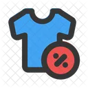 T Shirt Clothes Discount Icon