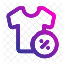 T Shirt Clothes Discount Icon
