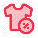T Shirt Clothes Discount Icon