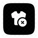 T Shirt Clothes Discount Icon