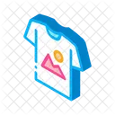 Bunt Druck T Shirt Symbol