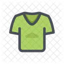 T-shirt mit v-ausschnitt  Symbol