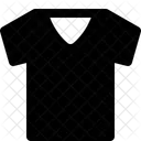 V Ausschnitt T Shirt Stoff Symbol