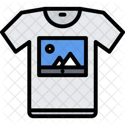 T Shirt Monitor  Icon