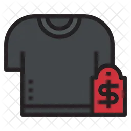 T Shirt Price  Icon