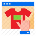 T Shirt Shopping  Icon