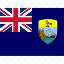 Es Tristan Da Cunha Banderas Iso Icono