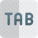 Tab Tab Key Sapce Icon