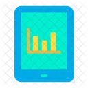 Tab Tablet Bar Chart Icon