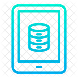 Tab Data Icon - Download in Gradient Style