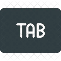 Tab key  Icon