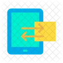 Tab Tablet Data Sharing Icon