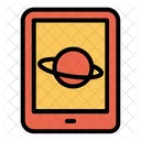 Tab Tablet Saturn Icon