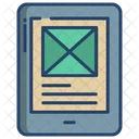 Tab Wireframe Web Layout Web Template Icon