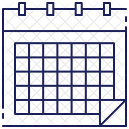 Calendario de tablas  Icono